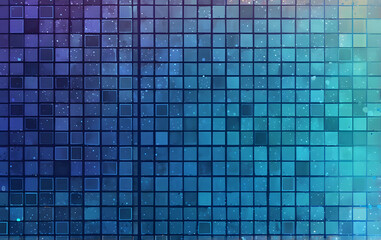 Fototapeta premium Blue and Pink mosaic tiles abstract background design