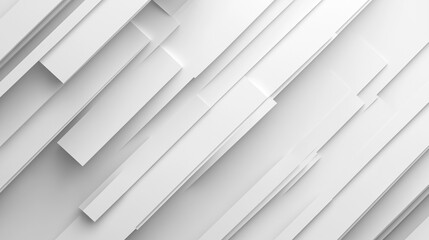 Obraz premium White Minimalist Abstract Background created, White paper waves abstract banner design, 