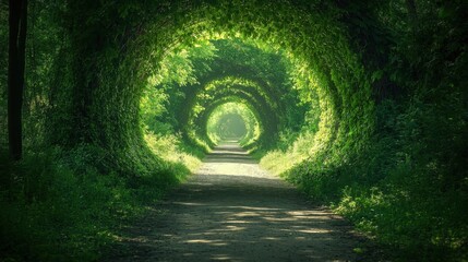 Natural Tunnel. Generative AI