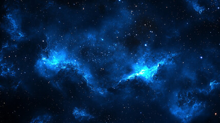 nebula, galaxy, star, space background, Blue Nebula Clouds, Cosmic Dust,. and Shining Stars in the Depths. Of Universes Wonders.