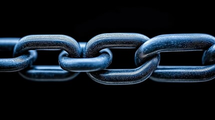 Fototapeta premium Close-up of a Metal Chain