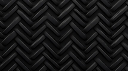 Black Herringbone Pattern Background