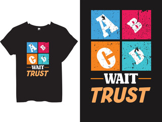 awesome typography t-shirt design