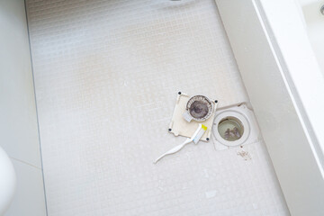 お風呂の排水溝の汚れ