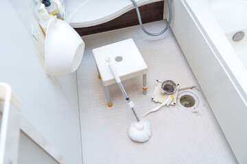 お風呂の排水溝の汚れ