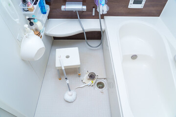 お風呂の排水溝の汚れ