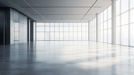 interior of modern building