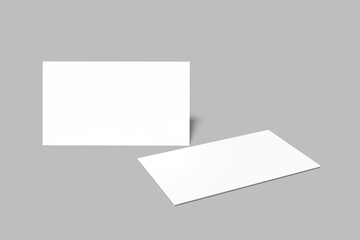 business card blank mockup