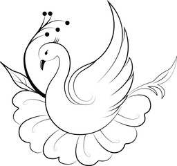 black and white tattoo design