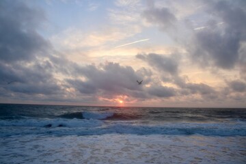 Obraz premium Sunrise at the beach 