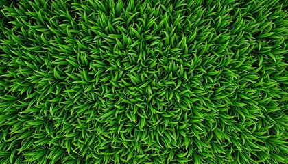 Artificial Seamless green grass top view background.