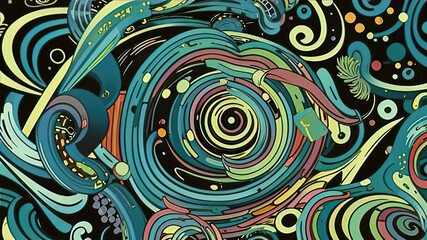 Fototapeta premium Small cute geometric patterns, complex geometric patterns; vector illustration