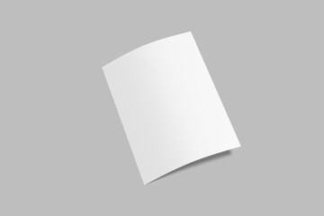 a4 flyer blank mockup