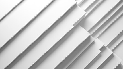 Obraz premium abstract background with lines, Paper Ream. Blank Pages Stack on White Background for Copy Space.