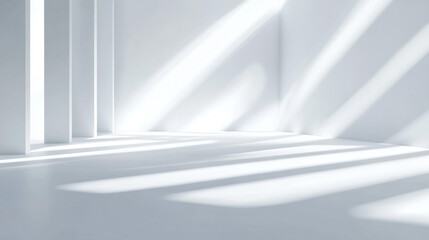 Obraz premium abstract background with lines, Paper Ream. Blank Pages Stack on White Background for Copy Space.