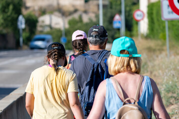 paseo en familia