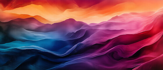 Obraz premium Craft a dynamic aerial view of a sprawling carbon desert landscape, highlighting the vastness and unique formations with a blend of vibrant colors in a traditional watercolor style