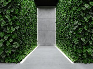Low-carbon concrete bridge with integrated greenery and energy-efficient lighting, low-carbon bridge, green construction