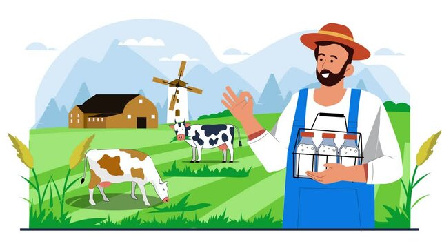 Farmer in the farm
