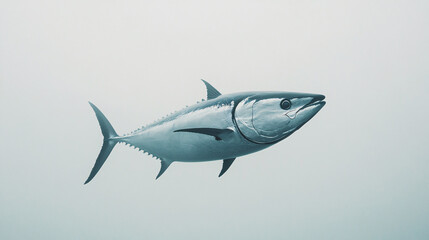 Tuna Fish Swimming in Ocean