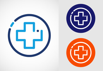 Obraz premium Medical And Healthcare Icon Design Illustration, Icon For Medical Apps and Websites