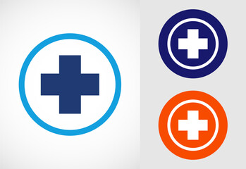 Obraz premium Medical And Healthcare Icon Design Illustration, Icon For Medical Apps and Websites