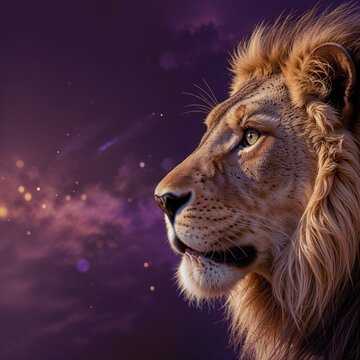 Silent Majesty: The Regal Lion in Profile
