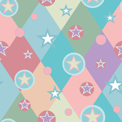 Shining Stars in Cream Pink, browns, whites,Beige colours natural colour ,seamless pattern ,prints background
