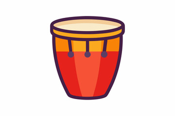 Dhol vector art design icon