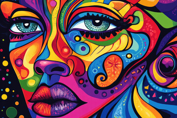 Naklejka premium A girl who having stress lot, creative vector art