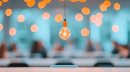 A crowded conference room, with entrepreneurs discussing innovative ideas for scaling their businesses.