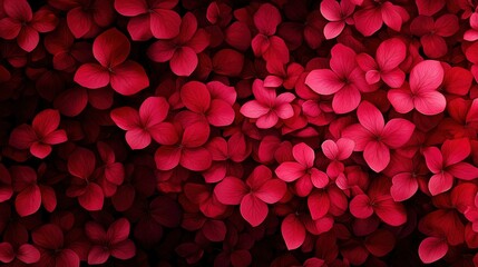 Crimson Flower Petals Background