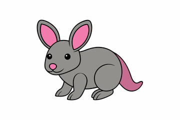 easter bunny with a bow