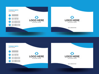 Creative and modern business card template.
