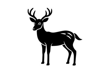 deer silhouette vector