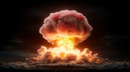 Nuclear Explosion Mushroom Cloud