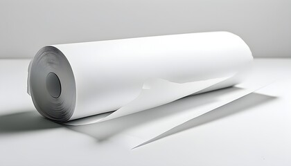 Versatile High-Quality White Paper for Printing, Drawing, and Wrapping on a Clean White Background