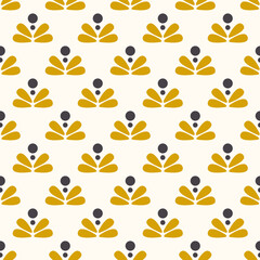 Abstract seamless background in geometric decorative style. Seamless design.