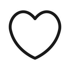 Love Heart icon. for mobile concept and web design vector. color editable