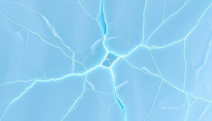 Shattered frozen ice with faint glowing fractures for mobile wallpapers