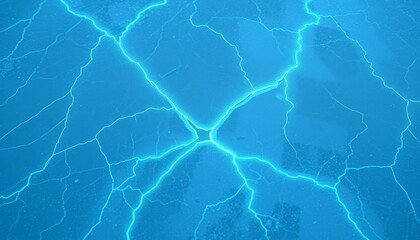 Obraz premium Fractured ice with glowing blue accents for desktop wallpapers