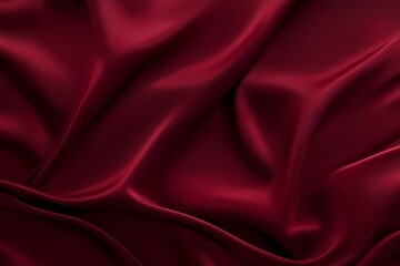 Fototapeta premium Warm Burgundy Fabric with Luxurious Texture