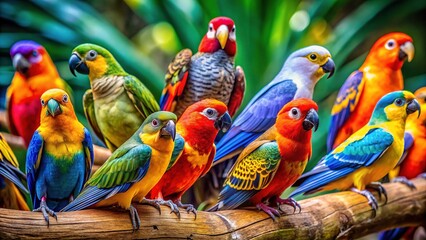 Colorful Birds as Pets: A Stunning Collection of Avian Companions in Various Settings and Poses