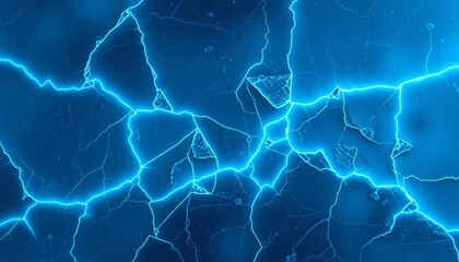 Jagged ice surface glowing in green for tablet customization