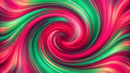 Obraz premium Abstract liquid background with swirling red and green colors in a vibrant gradient 