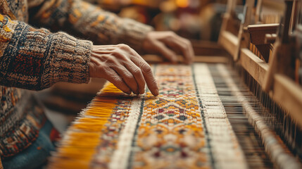 Artisan Weaving Textiles 