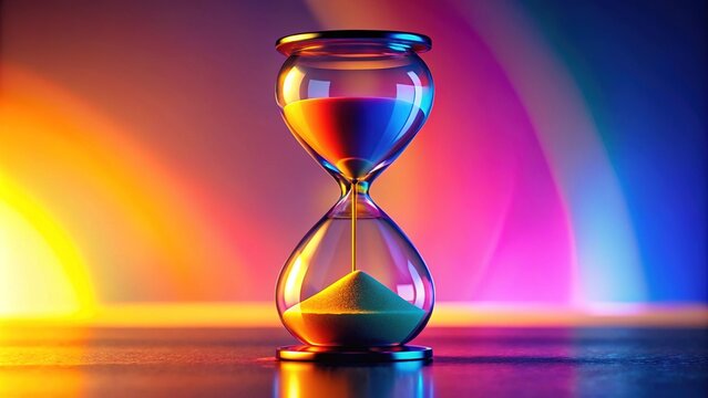 Tranquil 3-Minute Timer on a Minimalistic Background for Time Management and Productivity Themes