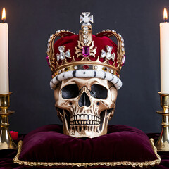 Fototapeta premium Natural Human Skull Anatomy, Structure, and Functions Explained