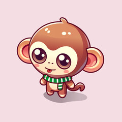 Cute Monkey Chibi character
