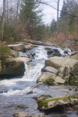 Kleiner Wasserfall im Harz
